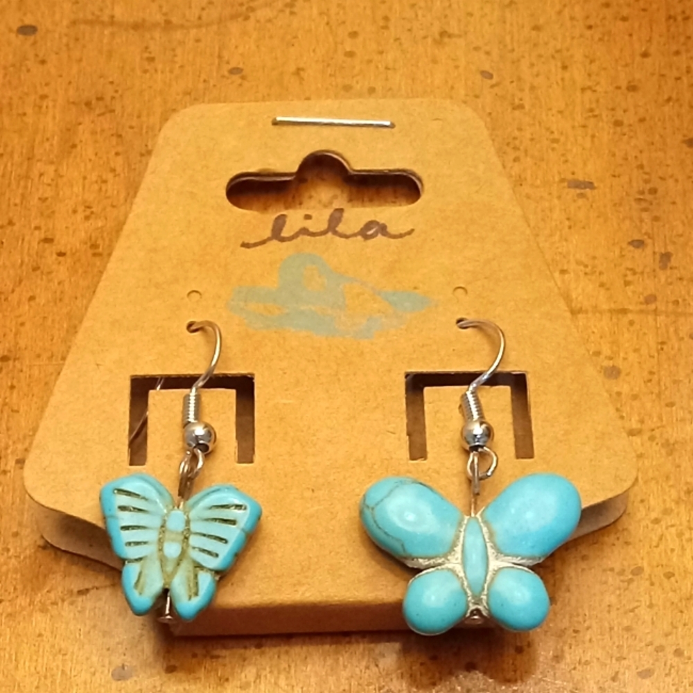 Lila Dos Mariposas Azul